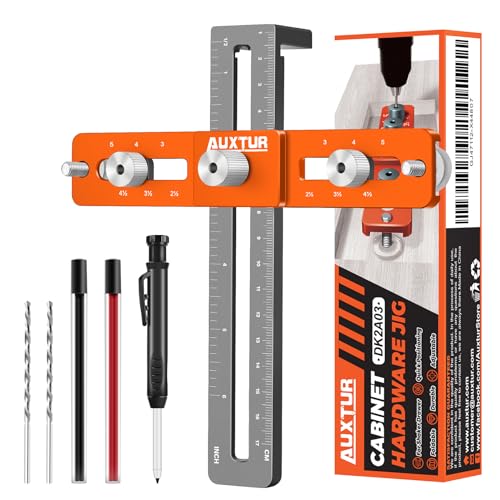 Cabinet Hardware Jig, Adjustable Cabinet Handle Template Tool - style: Jig+1 PC Pencil+8 PCS Refills