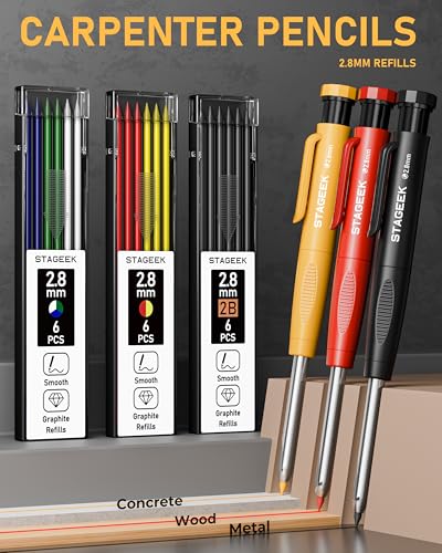 STAGEEK 22-in-1 Carpenter Pencil Set
