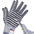 2PCS Cut Resistant Gloves, Cutting Gloves Level 5 Protection for Kitchen - size: Medium, style: Anti-slip