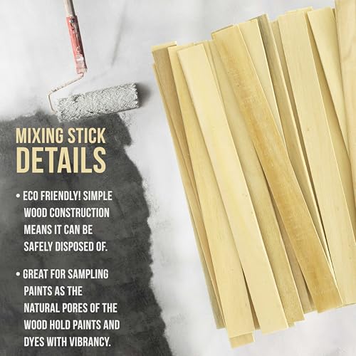 Custom Shop Craft and Paint Sticks - (Pack of 500 Sticks) 12" - size: 12" - Pack of 500