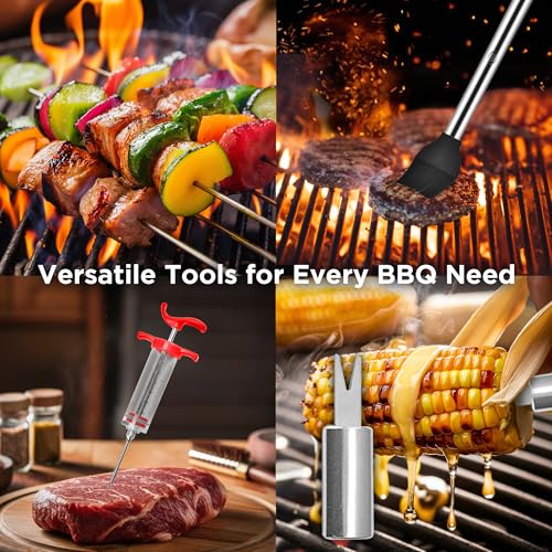 Kaluns BBQ Accessories, Complete Grill Set Grilling Gifts, 40 Pcs Premium Heavy Duty Stainless Steel Barbecue Grill Accessories for Outdoor Grill, Gifts for Dad - size: 40 Pcs