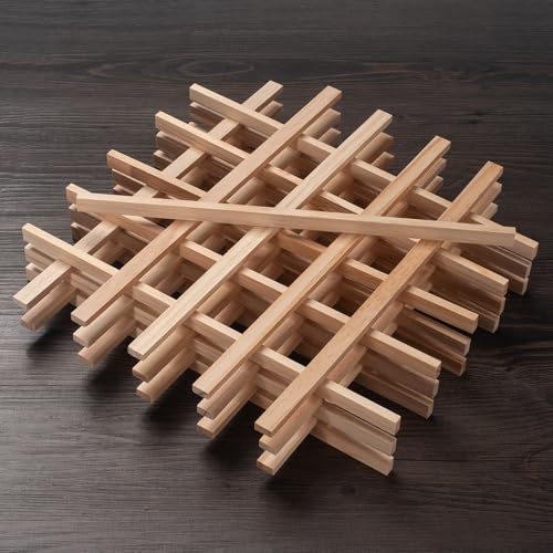 Wood Strips Slats Wooden Sticks for Crafts 1/4" × 1/2" × 12", 30 PCS Thin Wood Trim Planks Lumber Flat Boards Pieces Square Wooden Dowel Rods for Crafting, Woodworking, Model Making - size: 1/4x1/2x12 in - 30PCS