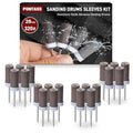 20 Pcs 320 Grit Sanding Drums for Rotary Dremel Tool - size: 320 Grains