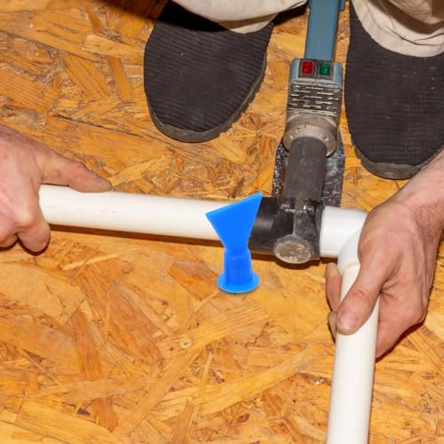 Ipetboom Flat Caulk Tip Applicators, 2-Piece Threaded Nozzle Adapter Set, Caulking Gun Tool for Smooth Beads and Clean Finishes on Trim, Molding and Bodywork