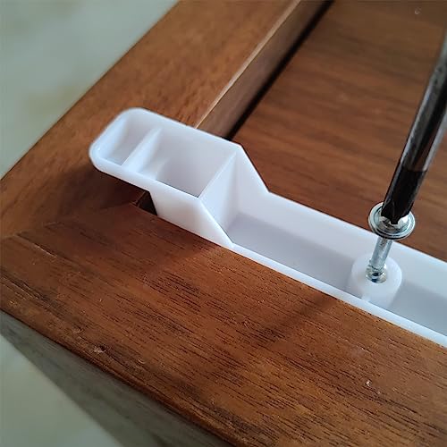 fallingstar 2 Sets (4 Clips) False Front Connector Cabinet Clips 4-1/2"