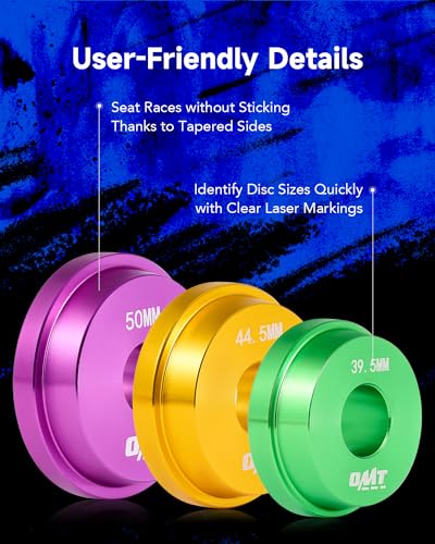 OMT Bearing Press Kit, 10pc Bearing Race and Seal Driver Set - style: Large