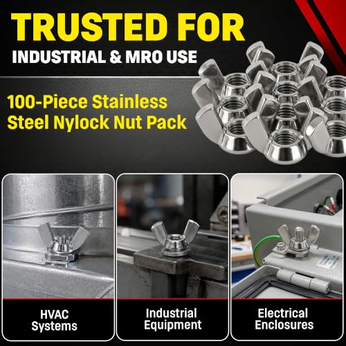 Chenango Supply 10-32 Stainless Wing Nuts