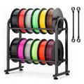 facka 3D Printer Filament Storage Rack,2-Tier Metal Filament Spool Holder