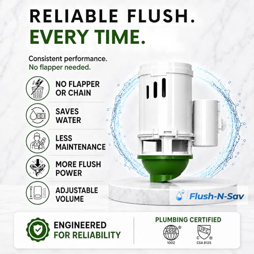 3" Flapper Eliminator Quick Connect Valve Conversion Kit and Overflow Water Conserver - with Metal Ceramic Handle - New - size: 3 - Inch, style: Metal-Ceramic Handle