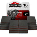 X-PROTECTOR Non Slip Furniture Pads - 16 Premium Furniture Grippers 2"! - size: 16 Square 2"