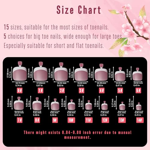 NOVO OVO French Tip Matching Press on Nail tips set, BERRY PINK Square Finger and Square Round Toe Nail Tips kit, Soft Gel Nail Extension, Pre-applied Tip Primer & Matte Base Coat x 15 Sizes 360 pcs - color: Berry Pink Hand and Foot Set