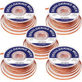 Solder Wicks braid，Solder Sucker，10ft Length 5 Pieces No-Clean Desoldering Braided Wicks. Solder Removal Tool，Desoldering Wick Used to Remove the Solder and Disassemble Electrical Components - style: 5pcs