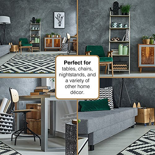 SOFTTOUCH 4723195N Heavy Duty 2-1/2 Inch Felt Furniture Pads to Protect Hardwood Floors from Scratches, Brown, 4 Count