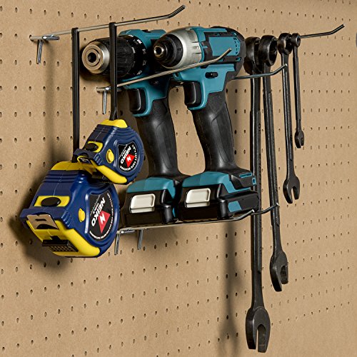 Neiko 53104A 8” Pegboard Hook Organizer Kit, 50 Pack, Hanging Hooks Set for Garage Organization, Great for Wall Hanging and Shelving, Tool Storage, Craft Organizing - size: 8" Pegboard Hooks (50 Pack)