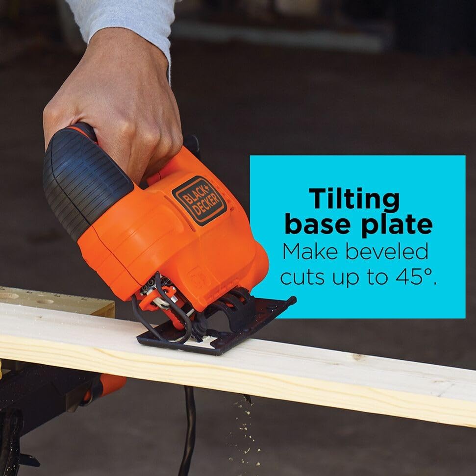 BLACK+DECKER Jig Saw, 4.5 -Amp (BDEJS300C)