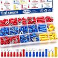 Tnisesm 280PCS Wire Connectors - Insulated Electrical Wire Terminals - color: 280PCS, size: Crimp style