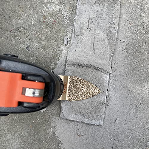 XXGO 4 Pcs Finger Carbide Multitool Blades for Grout Mortar Concrete - size: 4 Pcs Finger Carbide Blades