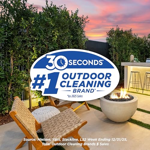 30 SECONDS Outdoor Cleaner, Hose End Sprayer, 2 Pack - size: 64 Fl Oz (Pack of 2)