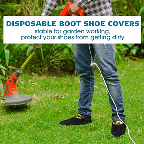 200 Pcs Shoe Covers Disposable, Non-woven Fabric Booties Covers,Extra Large - size: Extra Large