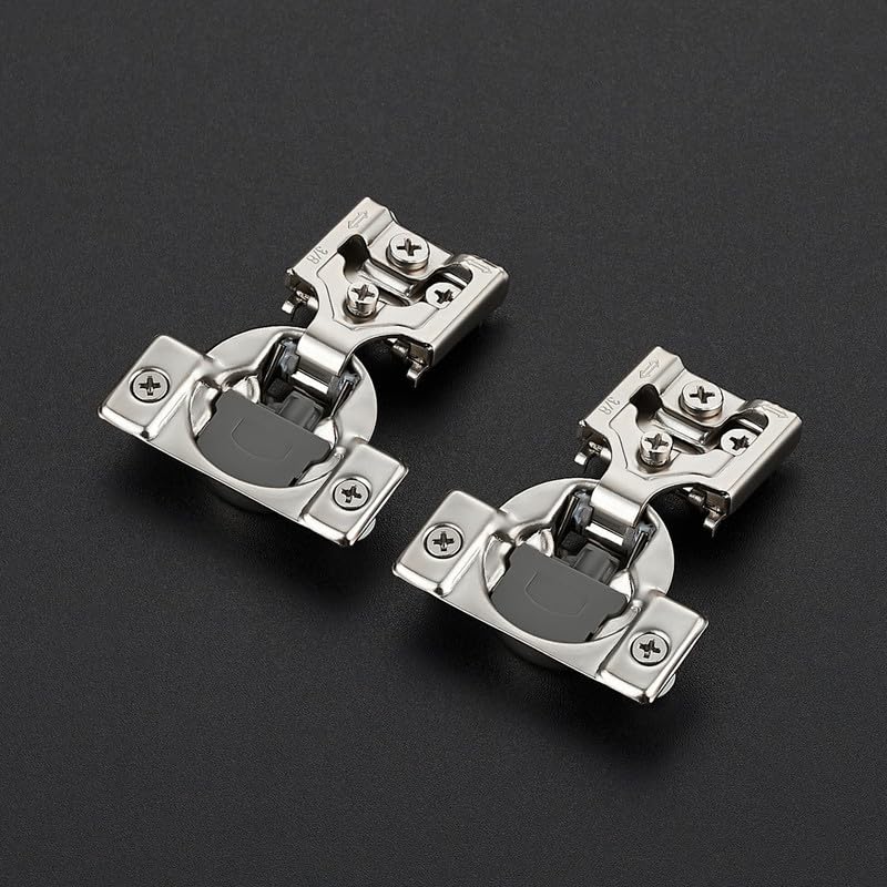 Soft Close Hinges for Kitchen Cabinet Hinges, 3/8 Inch Overlay, 50 Pack - size: 3/8 inch Overlay