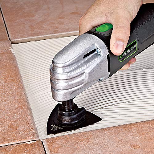 Genesis GMT15A 1.6 Amp Multi-Purpose Oscillating Tool and 19-Piece Universal Hook-And-Loop Accessory Kit with Storage Box - size: Classic 1.5 Amp