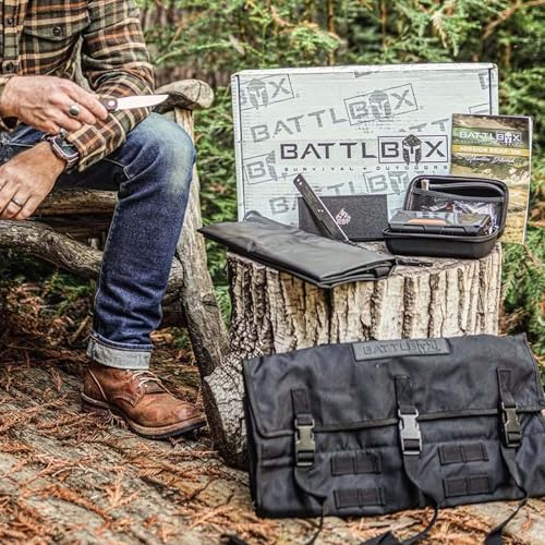 BATTLBOX Bug Out Roll Organizer, Survival Gear Bag for Preppers, BOB Kit