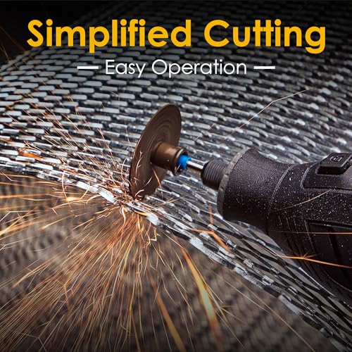 Kuenuilr Cutting Wheel for Drill 1/4 Inch Hex Shank Rotary Drill Saw