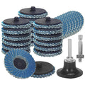SI FANG 20Pcs Mixed 2 inch Zirconia Flap Disc Die Grinder Sanding Discs Kit - style: 40/60/80/120 Grit Mix Set