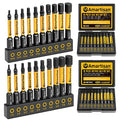Amartisan 20-Piece Hex Head Allen Wrench Drill Bit Set, Metric and SAE S2 Steel Hex Bits Set, Magnetic Tips, 2.3" Long With Storage box. (20-Piece Hex Bit Set - NEW) - style: 20-Piece Hex Bit Set - NEW