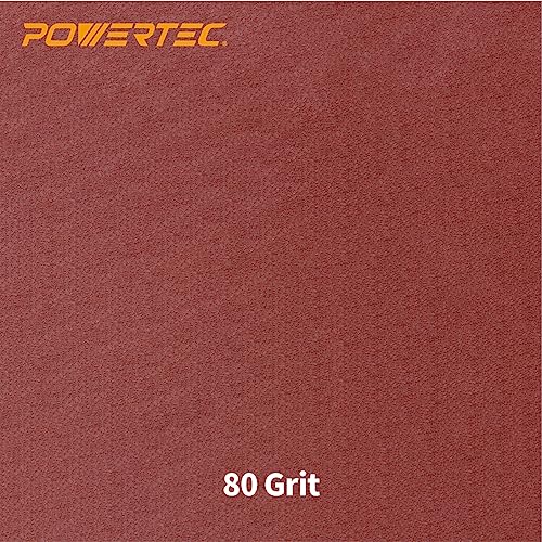 POWERTEC 11204 4.5" Sanding Sleeves for Spindle Sander | 80 Grit | Aluminum Oxide Sandpaper Sanding Sleeves 4-1/2” Long in 6 Diameters 1/2”, 3/4”, 1”, 1-1/2”, 2” and 3” – 6 Pk - style: 80 Grit Sanding Sleeves Set (6pk)