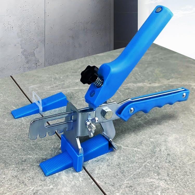 Tile Leveling system Plier Hand Floor Pliers Tiling Installation Tool Tile Locator Leveling System for DIY Ceramic Tile Stone Wall Tile Spacers Adjustment blue - size: Blue tile plier