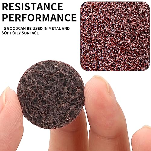 SI FANG 25Pcs 1 inch Die Grinder Sanding Discs Fits Roloc Quick Change Pad - size: 1inch Set