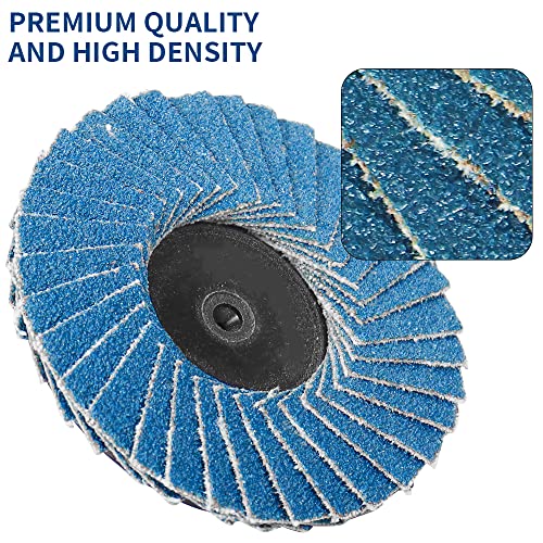 SI FANG 2 inch Zirconia Flap Disc 10Pack 120 Grit Die Grinder Sanding Discs - style: 120 Grit