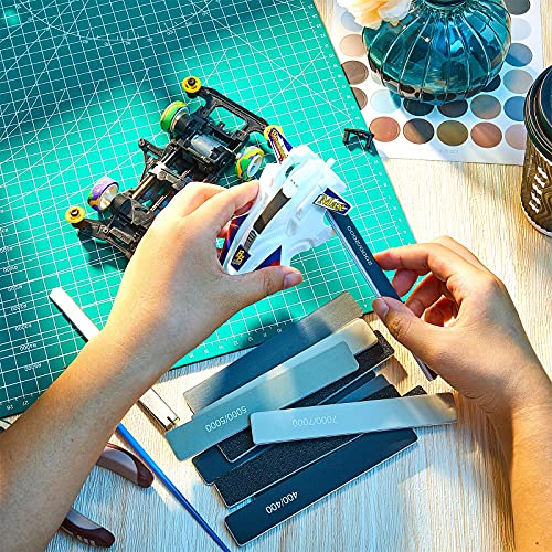 Honoson 20 Pcs Sanding Sticks Model, Low Grits Rating, Classic Style - style: Classic Style
