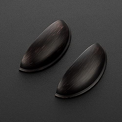 Ravinte Oil Rubbed Bronze Drawer Pulls Cabinet Cup Pulls 3 Inch 10 Pack | Kitchen Hardware, Cup Pull Shape, Cabinet Handles, Drawer Handles, Smooth Drawer Grip,For Dressers, Cupboards - color: Oil Rubbed Bronze