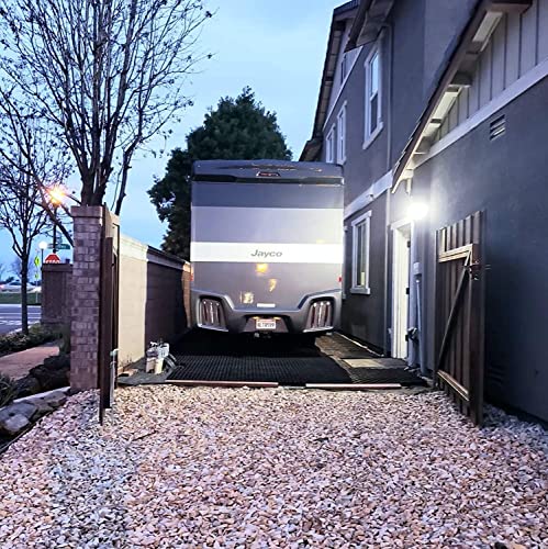 Standartpark Vodaland Permeable Pavers - EasyPave Grass & Gravel Driveway Grid - Load Class A-D, 100% Recycled Plastic Pavers, 2" Depth, 4950 Sq Ft/ 1920 Units, Black - size: 4950 SQ FT