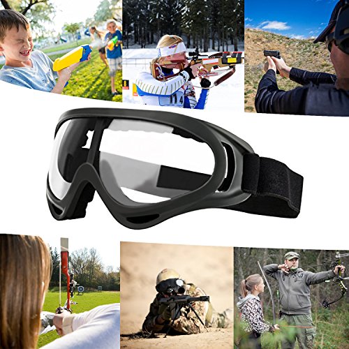 GUSTYLE 2 Pack Children's Safety Glasses with Wind Resistance Perfect for Foam Blasters Gun