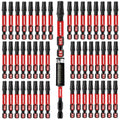 Geinxurn 51 Pieces T30 Impact Tough Magnetic Screwdriver Bit Set, 1 In. #30 Torx Head Power Bit Set, S2 Alloy Steel T30 Star Bit with 1Pcs Impact Bit Holder - size: 2"-51PCS, style: T30