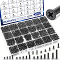 24Sizes 888Pcs Tiny Micro Laptop Computer Screw Kit M1.4/M1.7/M2/M2.5/M3/M4 Countersunk Flat Head Phillips Mini Repair Screws Set for Machinery, Furniture, Automotive, Motorcycle - size: 888pcs