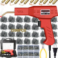 Plastic Welder Kit, 1200PCS Staples, Hot Stapler for Bumper Repair - color: Red