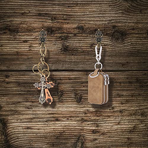 Push Pin Hangers，20 Pcs Zinc Alloy Pin Hooks Picture Hanging Nails for Home Office Fabric Wall Wooden (Bronze) - style: Bronze