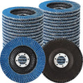 Landhoow 80 Pack 40 Grit Flap Discs 4 1/2 Inch for Angle Grinder 4.5 x 7/8 Inch Aluminum Oxide Sanding Disc Grinding Wheels Grinding Discs Abrasives Flapper Wheel for Wood Metal Sanding - style: 40 Grit
