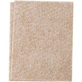 Soft Touch Self-Stick Furniture Felt Sheet for Hard Surfaces to Cut into Any Shape - Oatmeal, 4-1/2" x 6" sheets, Linen (2 pack)