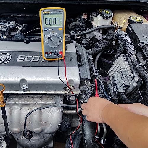 2PCS Multimeter Test Leads Set Electric Wire Piercing Probe Clip, Automotive Insulation Back Probes with 4mm Banana Plug Test Leads for for Diagnostic Electrical Testing
