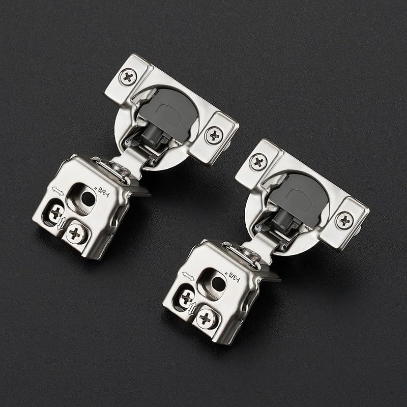 Soft Close Hinges for Kitchen Cabinet Hinges, 1-3/8 Inch Overlay, 50 Pack - size: 1-3/8 inch Overlay