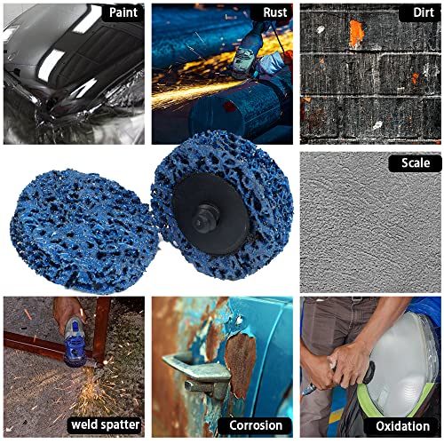 21 Pcs 2" Strip Discs, 5 Grits with Pad Holder - style: 21pcs Mixed Strip Discs