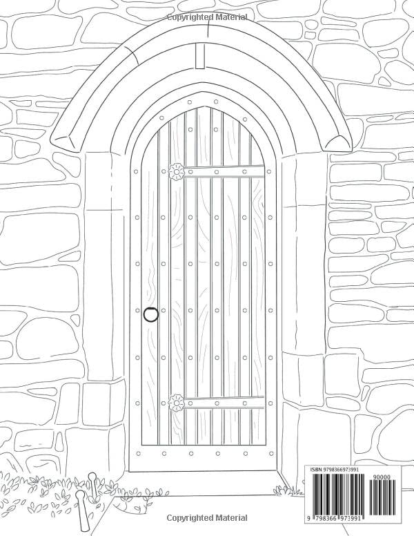 Windows & Doors: Adult coloring book