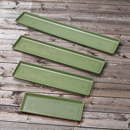 Novelty 10240, Sage, Countryside Flower Box Tray, Medium (22.25” x 6.5”) (Pack of 3) - color: Sage, size: 22.3" x 6.5" x 1" (Pack of 3)