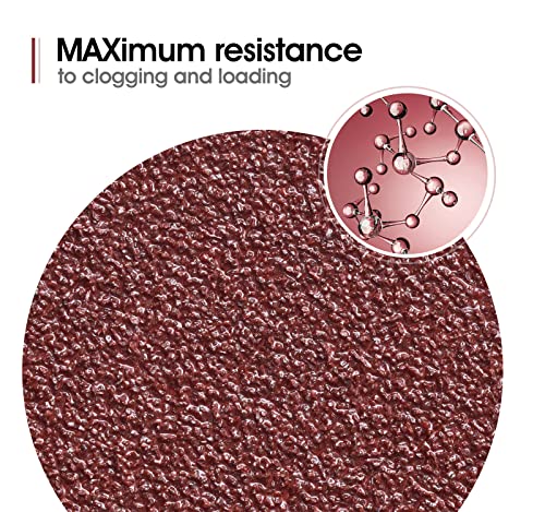 S SATC 5 Inch Sanding Discs Hook and Loop 150 PCS Sandpaper Discs Premium Aluminum Oxide 120 Grit for Random Orbital Sander - style: 150PCS 5 Inch 120 Grit
