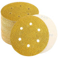 6 Inch Sanding Discs Hook and Loop, 40 Grit Sandpaper for Orbital Sander, Professional for Automotive and Woodworking, 100 Pack - style: 40 Grit